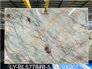 Polished Finished Aurora Borealis Quartzite Slabs