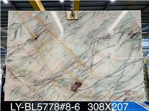 Polished Finished Aurora Borealis Quartzite Slabs