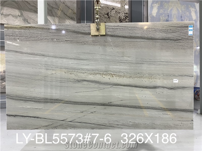 Polished Finished Silver Shadow Grey Quartzite Slabs