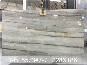 Polished Finished Silver Shadow Grey Quartzite Slabs