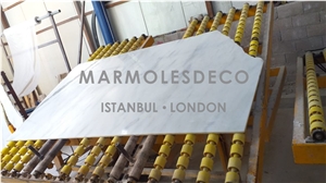 Mugla White Marble Slabs, Tiles