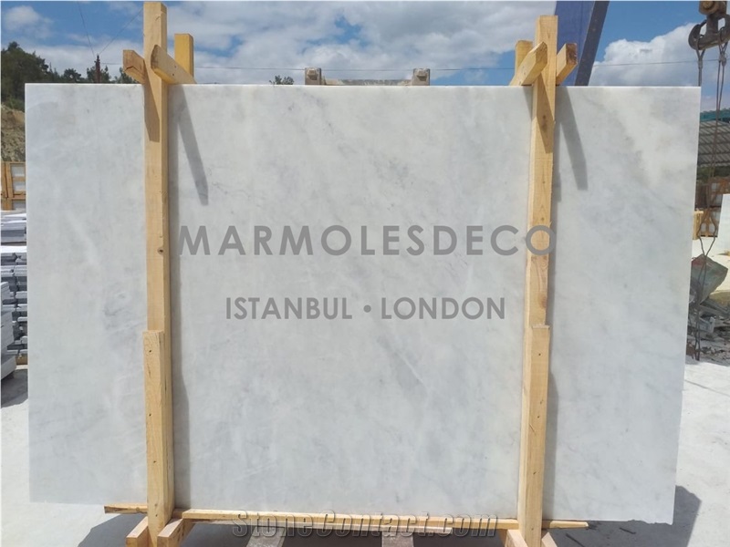 Mugla White Marble Slabs, Tiles