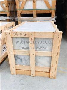 Mugla White Marble Slabs, Tiles