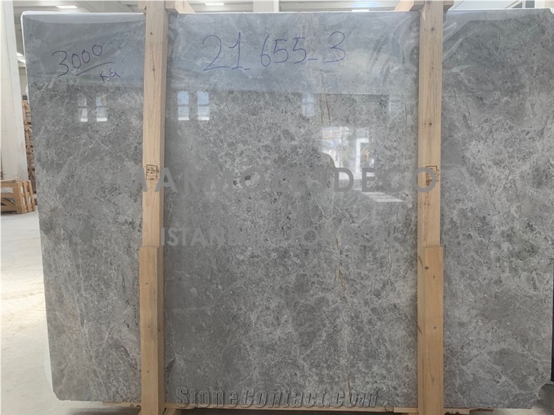 Tundra Grey Marble Slabs