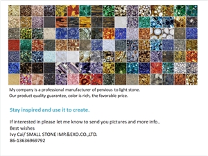 Backlit Black Agate Wall Background, Gemstone Tile