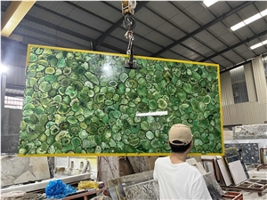 Green Agate Semiprecious Stone,Semiprecious Wall Stone