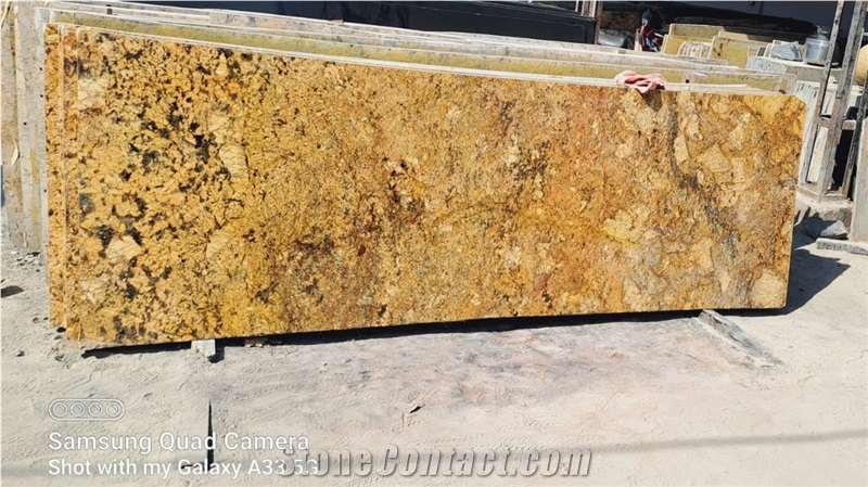Alaska Gold Granite Slabs