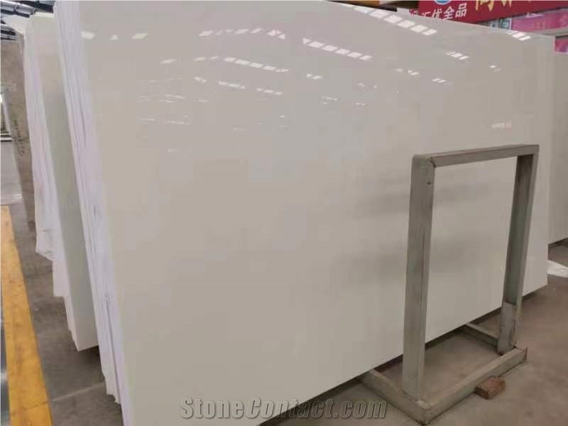 Pure White Nano Stone Slabs, Nano Crystallized Glass Stone