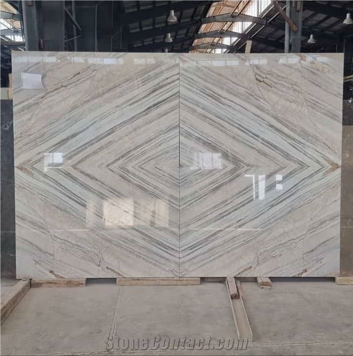 Persian Tornado White Dolomite Blocks