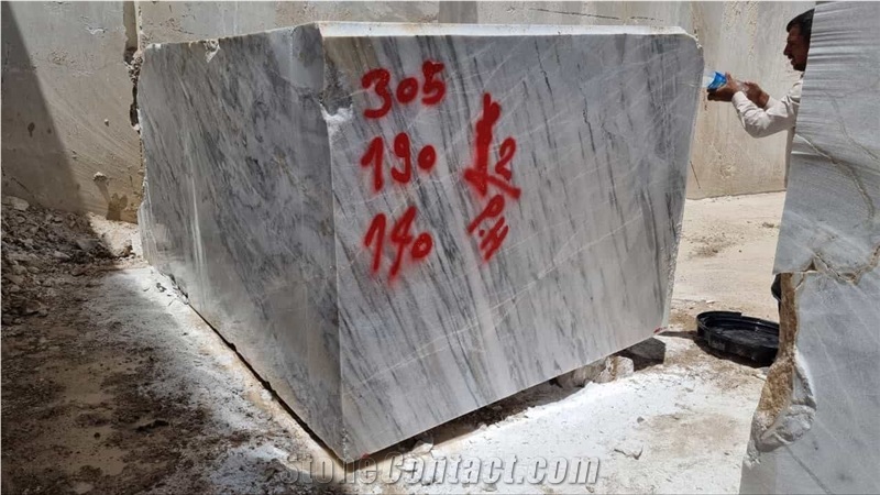 Persian Tornado White Dolomite Blocks