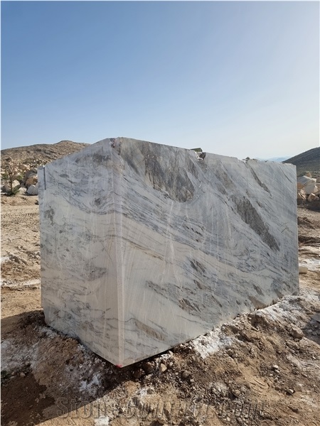 Persian Tornado White Dolomite Blocks