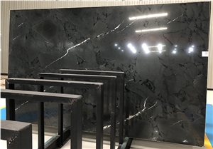 Polished Finish Negresco Quartzite Slab 2Cm Thickness Polished Finish Negresco Quartzite Slab 2Cm Thickness