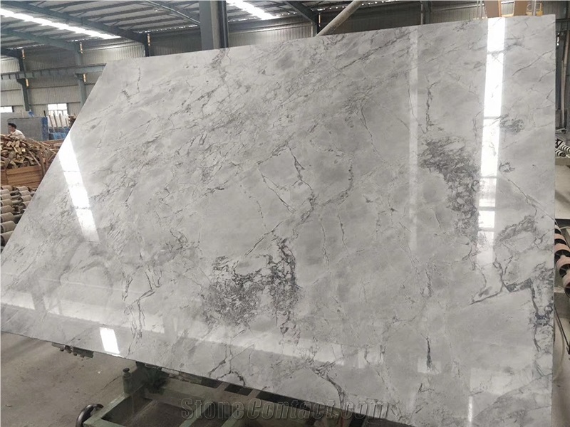 Super White Quartzite Round Table Top