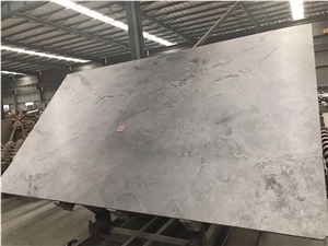 Super White Quartzite Round Table Top