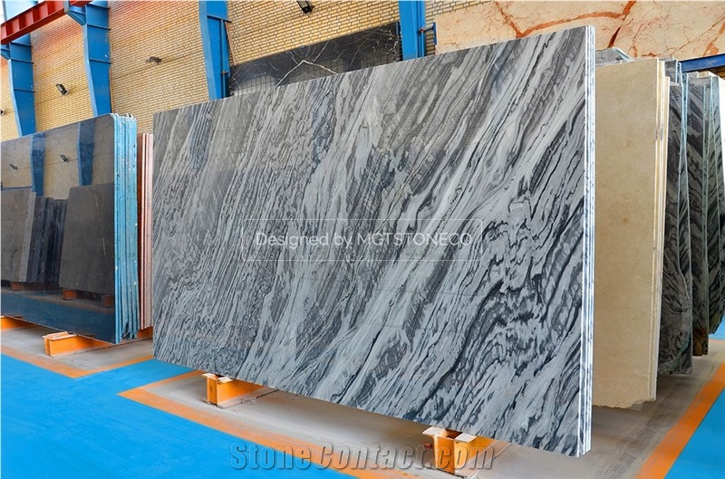 Amazon Gray Marble Slabs