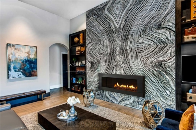 Amazon Gray Marble Slabs