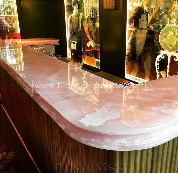Persian Pink Onyx Slabs