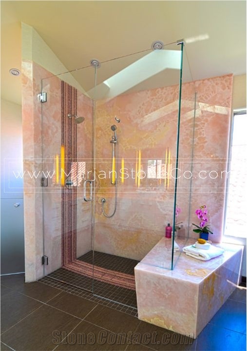 Persian Pink Onyx Slabs