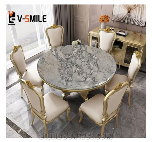Grey Marble Slab For Table Top