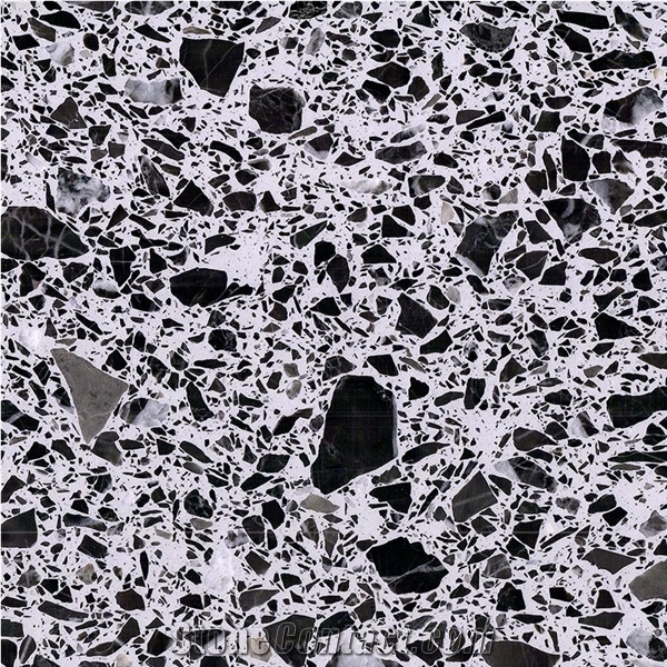 Optimustone Black Reconstituted Stone,Regenereted Stone Slab