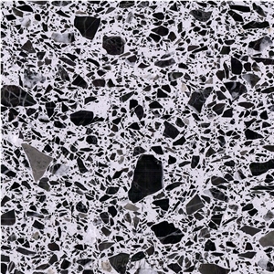 Optimustone Black Reconstituted Stone,Regenereted Stone Slab
