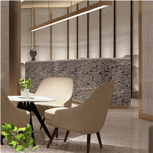 Optimustone Black Reconstituted Stone,Regenereted Stone Slab
