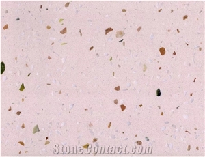 Optimustone Rosa Pink Precast Terrazzo Slabs,Rosa Floor Tile