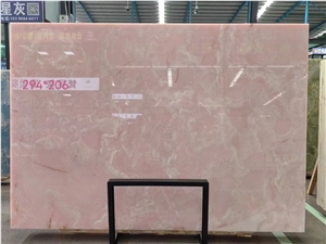 Translucent Pink Onyx Slab,Optimustone Pink Onyx Tile