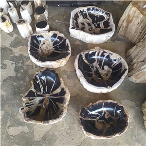 Wash Basins In Petrified Wood Indonesia