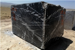 Royal Black Marble Block