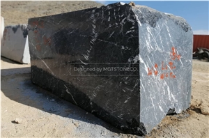 Royal Black Marble Block