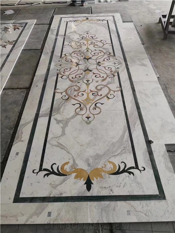 Customized Waterjet Medallions, Marble Medallions, Rosettes