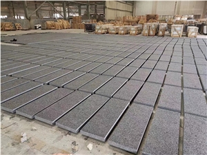 Londra Black G654 Granite Flamed Brushed Thick Slabs