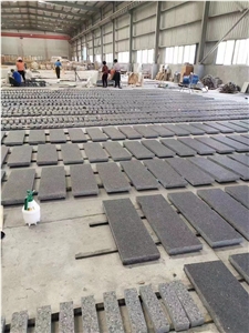 Londra Black G654 Granite Flamed Brushed Thick Slabs