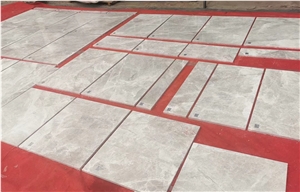 Turkey Castle Gray Marble Floor Tiles For Project