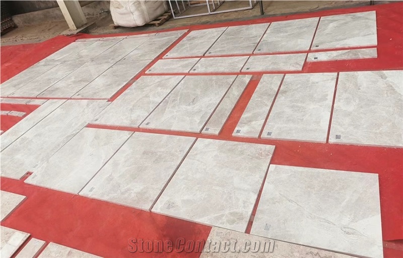 Turkey Castle Gray Marble Floor Tiles For Project