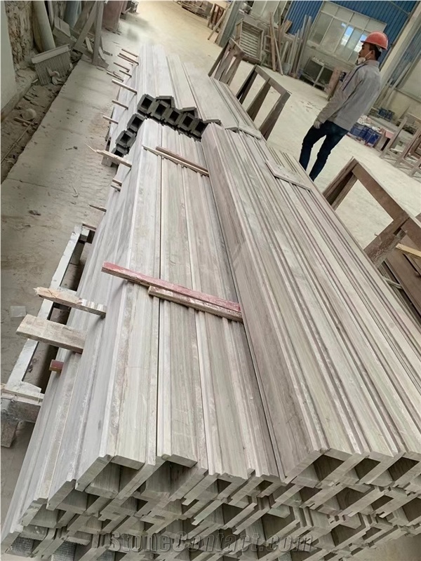 White Wooden Marble Door Frame,Stone Window Sill