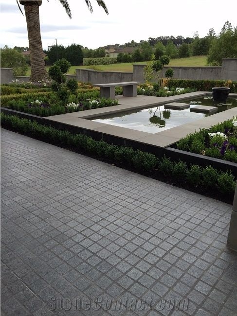 Grey Andesite Cipanca Pavers, Batu Andesite Paving Tiles