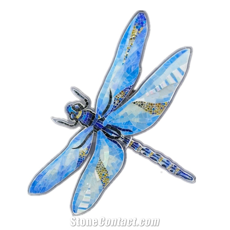 Art Painting Mosaic Glass Mosaic Pattern For Wall Decoration