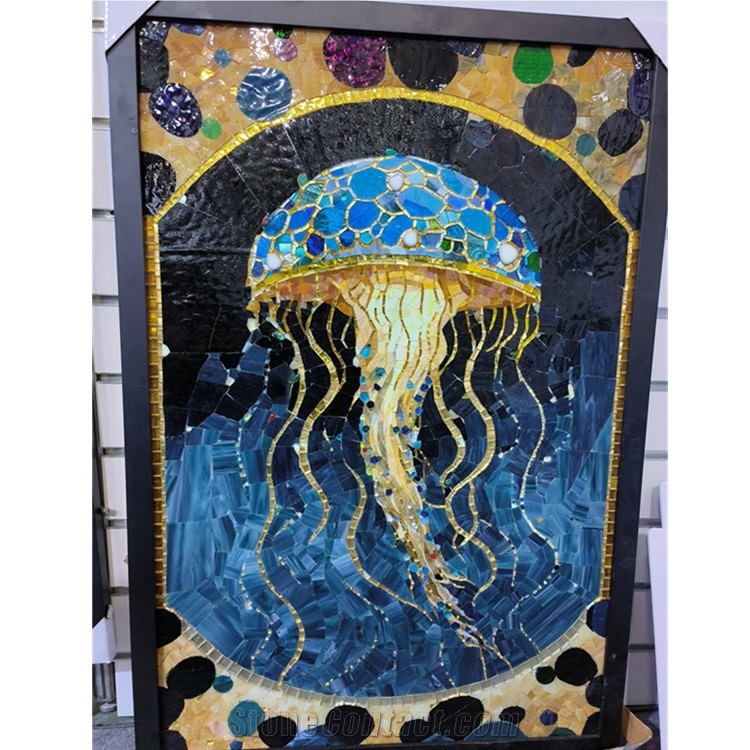Art Painting Mosaic Glass Mosaic Pattern For Wall Decoration