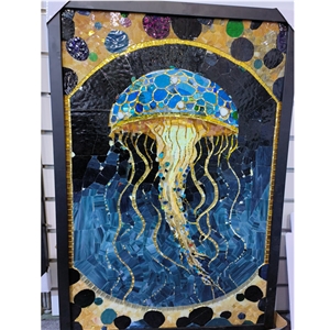 Art Painting Mosaic Glass Mosaic Pattern For Wall Decoration