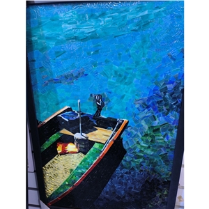 Art Painting Mosaic Glass Mosaic Pattern For Wall Decoration
