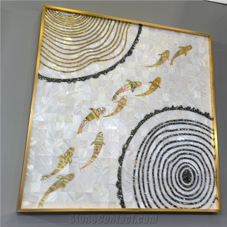 Decorative Shell Mother Of Pearl Mosaic