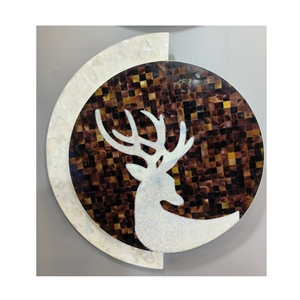 Natural Shell Mosaic Tiles Art Mosaic For Decoration