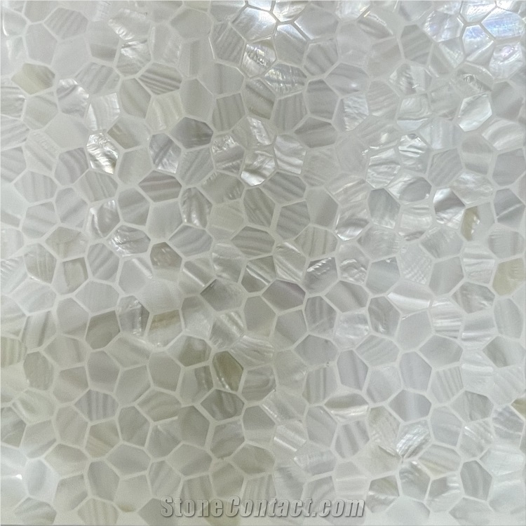 Natural Shell Mosaic Tiles Art Mosaic For Decoration