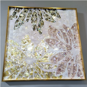 Shell Mosaic Tiles Natural Shell Mother Of Pearl Mosaic