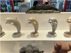 Animal Pop Art Stone Artifacts- Stone Handicrafts