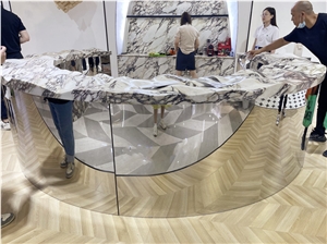 RF Bvlgari White Marble Table For Interior Decoration