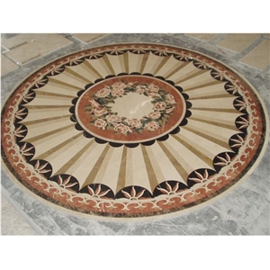Waterjet Medallion Floor Waterjet Pattern