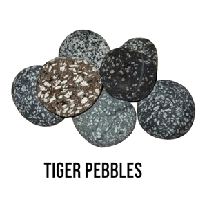 Tiger Pebble Stone- Basalt Decorative Pebbles